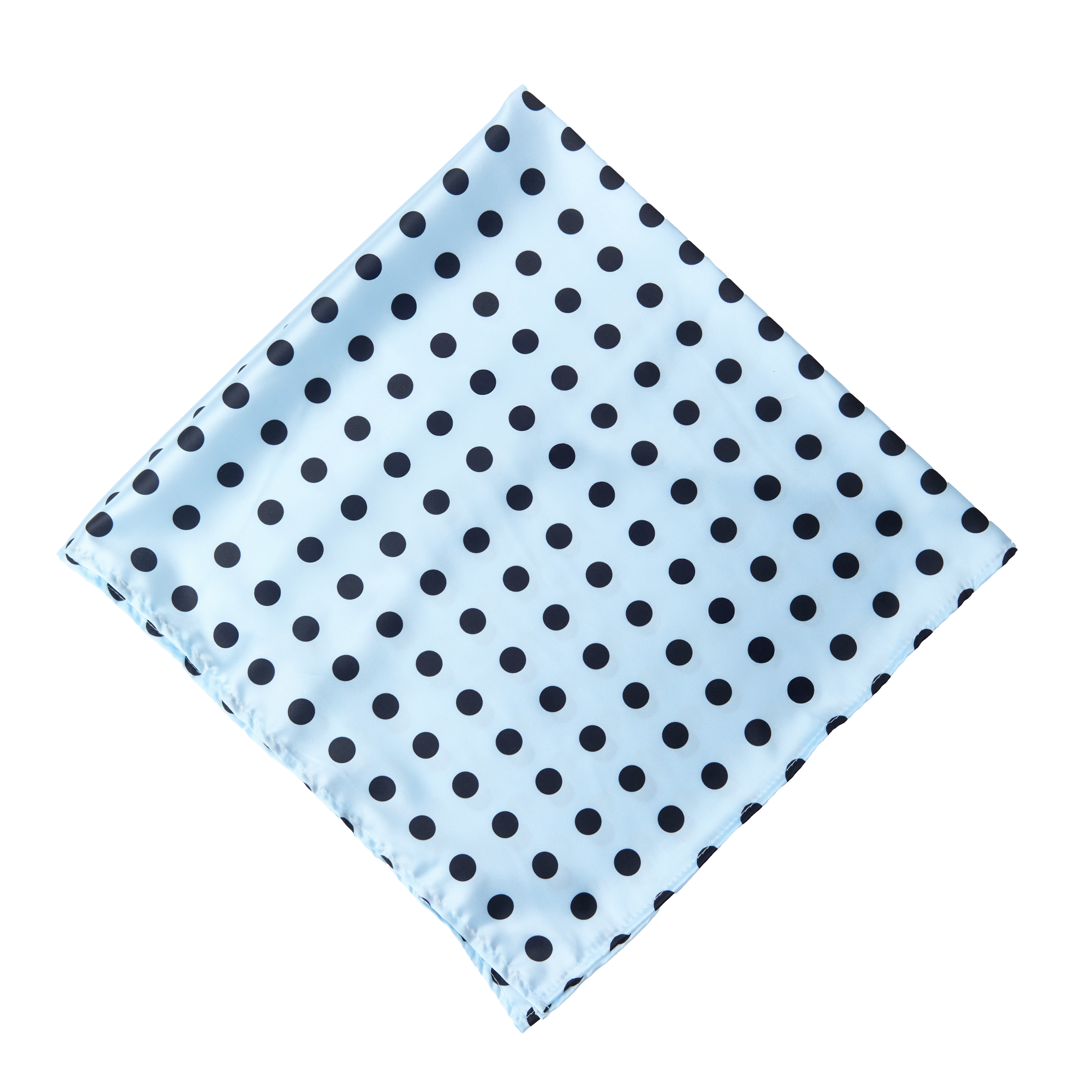 Polka Scarf in Powder Blue
